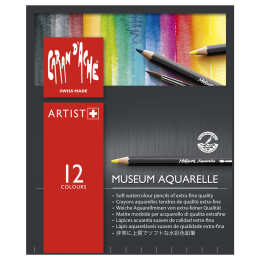 Museum Aquarelle 12-pack in de groep Pennen / Kunstenaarspotloden en -stiften / Aquarelpotloden bij Voorcrea (104933)