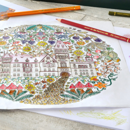 Kleurpotloden Polychromos 60-set in de groep Pennen / Kunstenaarspotloden en -stiften / Kleurpotloden bij Voorcrea (105077)