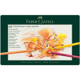 Kleurpotloden Polychromos 60-set in de groep Pennen / Kunstenaarspotloden en -stiften / Kleurpotloden bij Voorcrea (105077)