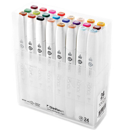 Twin Brush Marker 24-set in de groep Pennen / Kunstenaarspotloden en -stiften / Illustratiemarkers bij Voorcrea (105316)