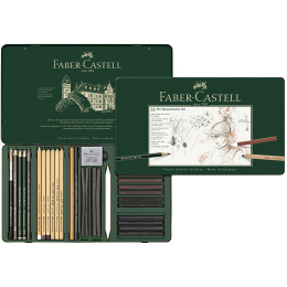 PITT Monochrome 33-set in de groep Kunstenaarsmateriaal / Krijt en potloden / Grafiet en potloden bij Voorcrea (105978)