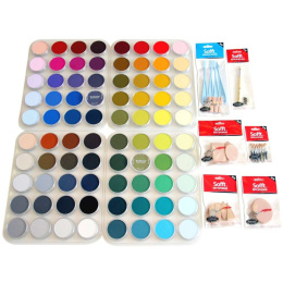 80 Color Set in de groep Kunstenaarsmateriaal / Kunstenaarsverf / Pastel / Zachte pastels bij Voorcrea (106106)