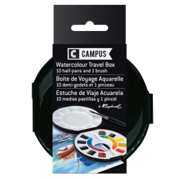 Campus Watercolor Travel Box in de groep Kunstenaarsmateriaal / Kunstenaarsverf / Aquarelverf / Aquarelverf in napje bij Voorcrea (106245)