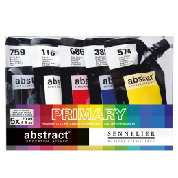 Abstract Acrylverf Primary Colors in de groep Kunstenaarsmateriaal / Kunstenaarsverf / Acrylverf bij Voorcrea (106259)