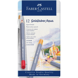 Goldfaber Aqua Aquarelpotloden 12-set in de groep Pennen / Kunstenaarspotloden en -stiften / Aquarelpotloden bij Voorcrea (106633)