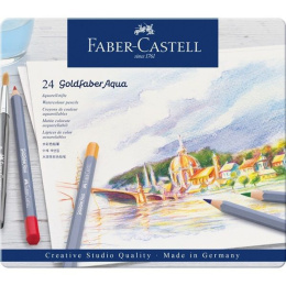 Goldfaber Aqua Aquarelpotloden 24-set in de groep Pennen / Kunstenaarspotloden en -stiften / Aquarelpotloden bij Voorcrea (106637)