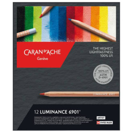Luminance 6901 12-set in de groep Pennen / Kunstenaarspotloden en -stiften / Kleurpotloden bij Voorcrea (106639)