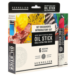 Oliekrijt Introductie 6-set in de groep Kunstenaarsmateriaal / Krijt en potloden / Pastelkrijt bij Voorcrea (107250)