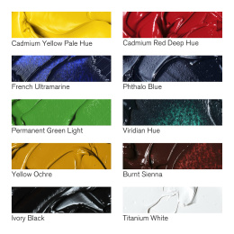 Winton Olieverf Tube 37 ml 10-set in de groep Kunstenaarsmateriaal / Kunstenaarsverf / Olieverf bij Voorcrea (107256)