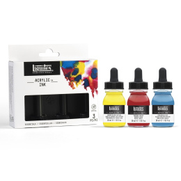 Acrylic Ink Essentials 3-set 30 ml in de groep Kunstenaarsmateriaal / Kunstenaarsverf / Acrylverf bij Voorcrea (107723)