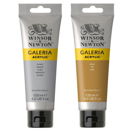 Galeria Acrylverf Metallic 120 ml in de groep Kunstenaarsmateriaal / Kunstenaarsverf / Acrylverf bij Voorcrea (107848_r)