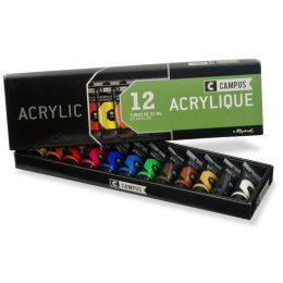Acrylverfset Campus 12x21 ml tubes in de groep Kunstenaarsmateriaal / Kunstenaarsverf / Acrylverf bij Voorcrea (107970)