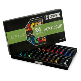 Acrylverfset Campus 24x21 ml tubes in de groep Kunstenaarsmateriaal / Kunstenaarsverf / Acrylverf bij Voorcrea (107971)
