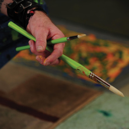 Synthetisch Penseel Freestyle Rond Maat 4 in de groep Kunstenaarsmateriaal / Penselen / Acrylverf penselen bij Voorcrea (108080)