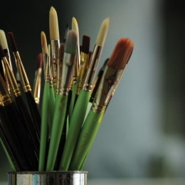 Synthetisch Penseel Freestyle Rond Maat 4 in de groep Kunstenaarsmateriaal / Penselen / Acrylverf penselen bij Voorcrea (108080)