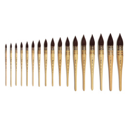 Kazan Eekhoornhaar Penseel 803 Puntig Mop Maat 5 in de groep Kunstenaarsmateriaal / Penselen / Aquarelpenselen bij Voorcrea (108291)