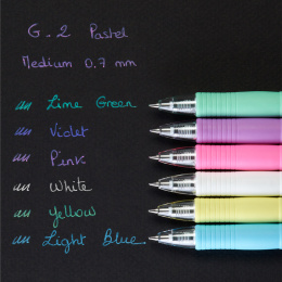 G2 Gelpen 0.7 Pastel in de groep Pennen / Schrijven / Gelpennen bij Voorcrea (109115_r)