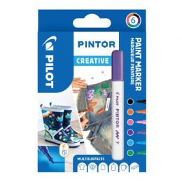 Pintor Fine 6-pack Creative in de groep Pennen / Kunstenaarspotloden en -stiften / Illustratiemarkers bij Voorcrea (109492)