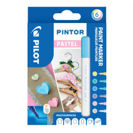 Pintor Fine 6-pack Pastel in de groep Pennen / Kunstenaarspotloden en -stiften / Illustratiemarkers bij Voorcrea (109494)