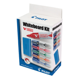 Whiteboard Kit (pennenset + houder + wisser) in de groep Pennen / Labelen en kantoor / Whiteboardstiften bij Voorcrea (109665)