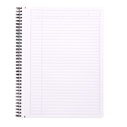 Notebook Spiral A4 Gelinieerd in de groep Papier & Blokken / Schrijven en noteren / Schrijfblokken en schriften bij Voorcrea (110239)