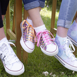 4500 Textil Marker 066 Neon Orange in de groep Creëren & Hobby / Verf / Textielverf en Textielstiften bij Voorcrea (110337)