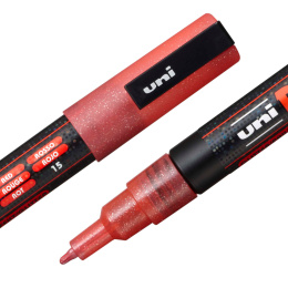 Posca PC-3M Glitter Red tones 4-set in de groep Pennen / Kunstenaarspotloden en -stiften / Illustratiemarkers bij Voorcrea (110416)