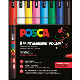 PC-1MR Standard Colours 8-set in de groep Pennen / Kunstenaarspotloden en -stiften / Illustratiemarkers bij Voorcrea (110433)
