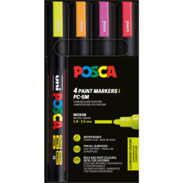 PC-5M Neon 4-set in de groep Pennen / Kunstenaarspotloden en -stiften / Illustratiemarkers bij Voorcrea (110434)