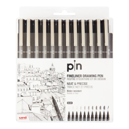 Pin Fineliner 12-set in de groep Pennen / Schrijven / Fineliners bij Voorcrea (110440)