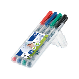 4-pack Lumocolor Non-permanent Medium in de groep Pennen / Labelen en kantoor / Markers bij Voorcrea (110756)