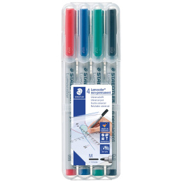 4-pack Lumocolor Non-permanent Medium in de groep Pennen / Labelen en kantoor / Markers bij Voorcrea (110756)