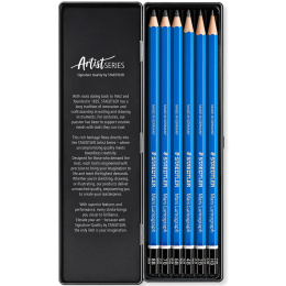 Mars Lumograph 100 6-set in de groep Kunstenaarsmateriaal / Krijt en potloden / Grafiet en potloden bij Voorcrea (110878)