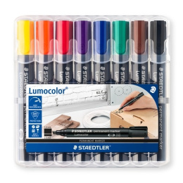 8-pack Lumocolor permanent schuin afgesneden in de groep Pennen / Labelen en kantoor / Markers bij Voorcrea (111001)
