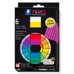 FIMO Professional 6-set True Colours in de groep Creëren & Hobby / Creëren / Modelleren bij Voorcrea (111033)