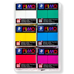 FIMO Professional 6-set True Colours in de groep Creëren & Hobby / Creëren / Modelleren bij Voorcrea (111033)