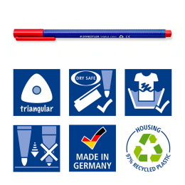 Triplus Color per stuk in de groep Pennen / Schrijven / Fineliners bij Voorcrea (111137_r)