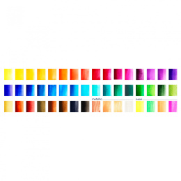 Aquarelset 48 kleuren palet + waterpenseel in de groep Kunstenaarsmateriaal / Kunstenaarsverf / Aquarelverf bij Voorcrea (111746)