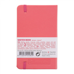 Sketchbook Pocket Coral Red in de groep Papier & Blokken / Tekenblokken / Schetsboeken bij Voorcrea (111764)