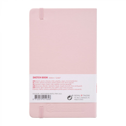 Sketchbook Large Pastel Pink in de groep Papier & Blokken / Tekenblokken / Schetsboeken bij Voorcrea (111775)