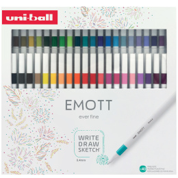 Emott 40-set in de groep Pennen / Kunstenaarspotloden en -stiften / Illustratiemarkers bij Voorcrea (111841)