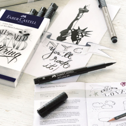 PITT Artist Hand Lettering Starter Set 8-pack in de groep Creëren & Hobby / Kalligrafie / Letteringset bij Voorcrea (112444)