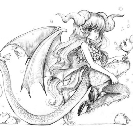 Pop Manga: Cute and Creepy Coloring Book in de groep Creëren & Hobby / Boeken / Kleurboeken voor volwassenen bij Voorcrea (112447)