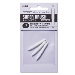 Sketch penseelpunt 3-pack in de groep Pennen / Accessoires voor pennen / Toebehoren en reserveonderdelen bij Voorcrea (112529)
