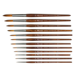 Precision Brush 8504 Round st 0 in de groep Kunstenaarsmateriaal / Penselen / Synthetische penselen bij Voorcrea (112595)