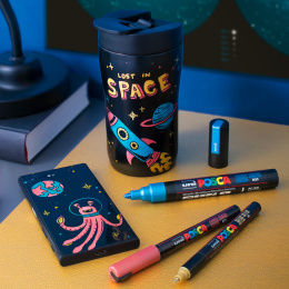 Posca PC-5M Metallic Colours 8-set in de groep Pennen / Kunstenaarspotloden en -stiften / Illustratiemarkers bij Voorcrea (112630)