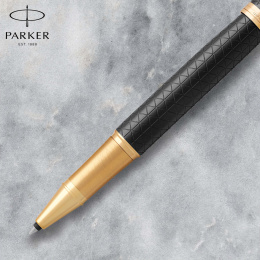 IM Premium Black/Gold Rollerball in de groep Pennen / Fine Writing / Rollerball bij Voorcrea (112685)