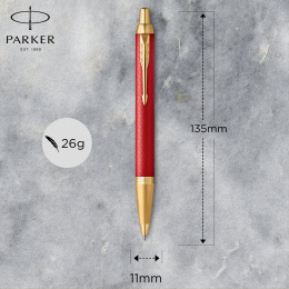 IM Premium Red/Gold Balpen in de groep Pennen / Fine Writing / Balpennen bij Voorcrea (112690)