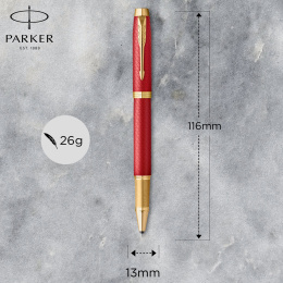 IM Premium Red/Gold Rollerball in de groep Pennen / Fine Writing / Rollerball bij Voorcrea (112691)