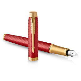 IM Premium Red/Gold Vulpen Fine in de groep Pennen / Fine Writing / Vulpennen bij Voorcrea (112692)